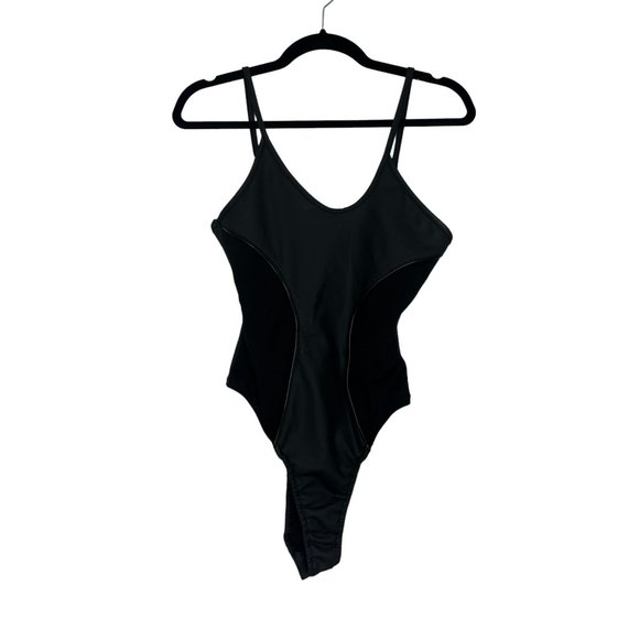 Maniere De Voir Sleeveless Bodysuit Black Size 2 - Picture 8 of 8